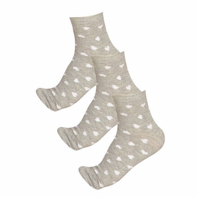 Women Cotton Spandex Socks Stretch Pack of 3 - Bodycare
