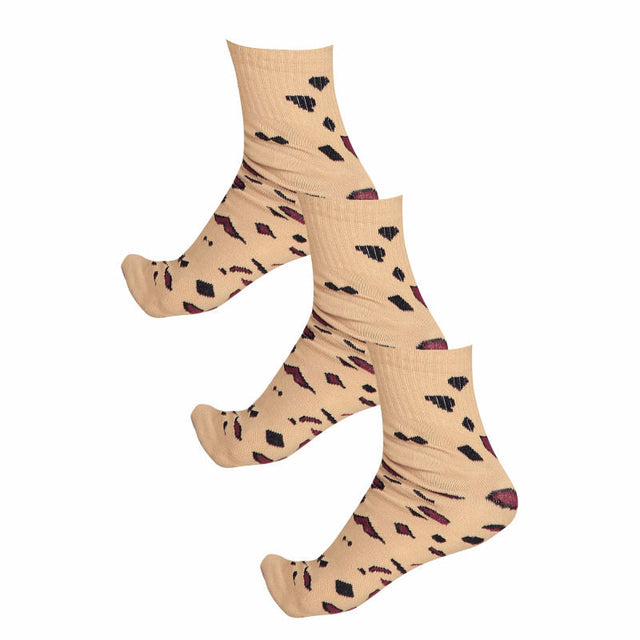 Women Cotton Spandex Socks Stretch Pack of 3 - Bodycare