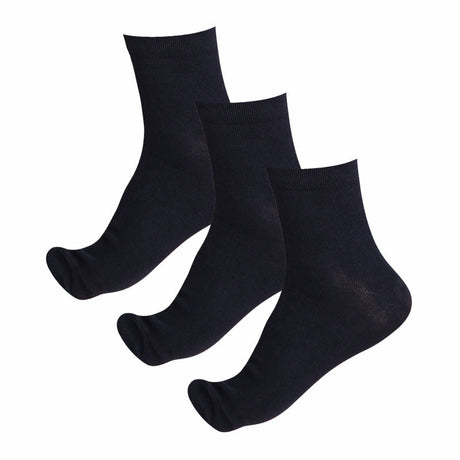 Bodycare Womens Solid Ankle Length Socks Pack Of