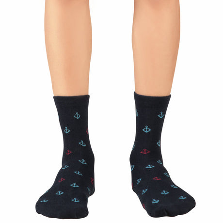 Bodycare Mens Mid Calf Printed Socks Pack Of 2