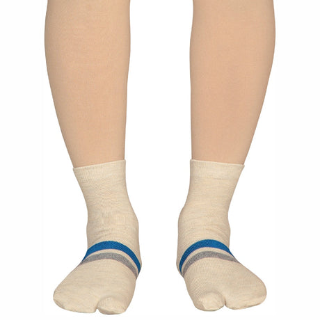 Bodycare Womens Ankle Length Thumb Socks Pack Of 2