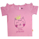 Baby Girls T-Shirt Round Neck Half Sleeves Pack of 1 - Bodycare