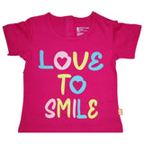 Baby Girls Cotton T-Shirt Round Neck Half Sleeves Pack of 1 - Bodycare