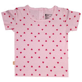 Baby Girls Cotton T-Shirt Round Neck Half Sleeves Pack of 1 - Bodycare