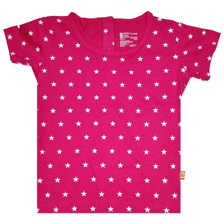 Baby Girls Cotton T-Shirt Round Neck Half Sleeves Pack of 1
