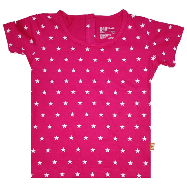 Baby Girls Cotton T-Shirt Round Neck Half Sleeves Pack of 1 - Bodycare