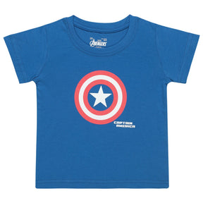 Baby Boys Avengers Cotton T-Shirt Round Neck Half Sleeves Pack of 1 - Bodycare