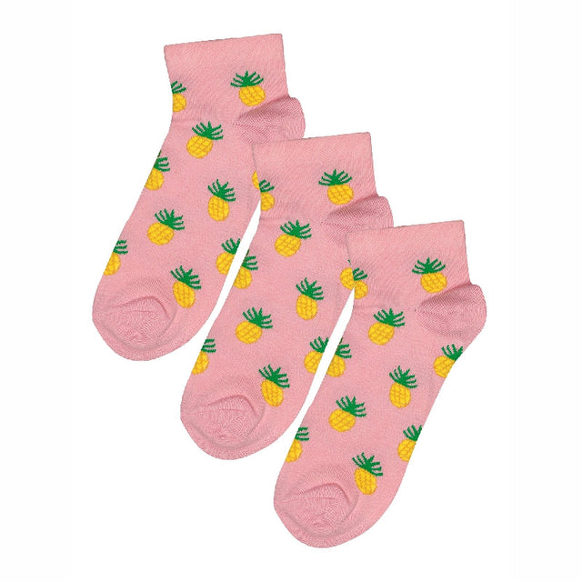 Women Cotton Spandex Socks Stretch Pack of 3 - Bodycare