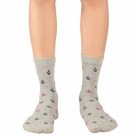 Bodycare Mens Mid Calf Printed Socks Pack Of 2