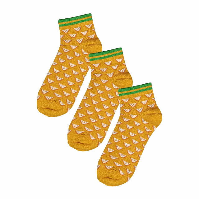 Women Cotton Spandex Socks Stretch Pack of 3 - Bodycare