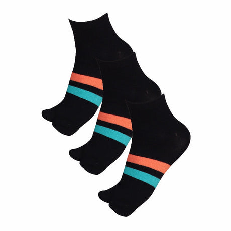 Bodycare Womens Solid Ankle Length Socks Pack Of 3