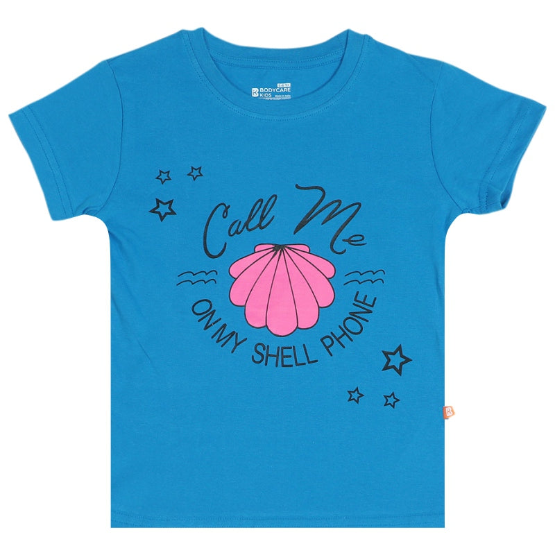 Bodycare Girls Round Neck Half Sleeves Tshirt