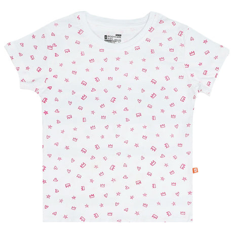 Bodycare Girls Round Neck Half Sleeves Tshirt