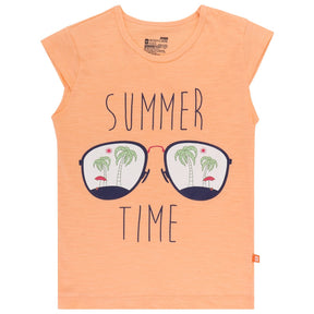 Girls T-Shirt Round Neck Sleeveless Pack of 1 - Bodycare