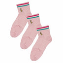 Bodycare Womens Solid Ankle Length Socks Pack Of 3