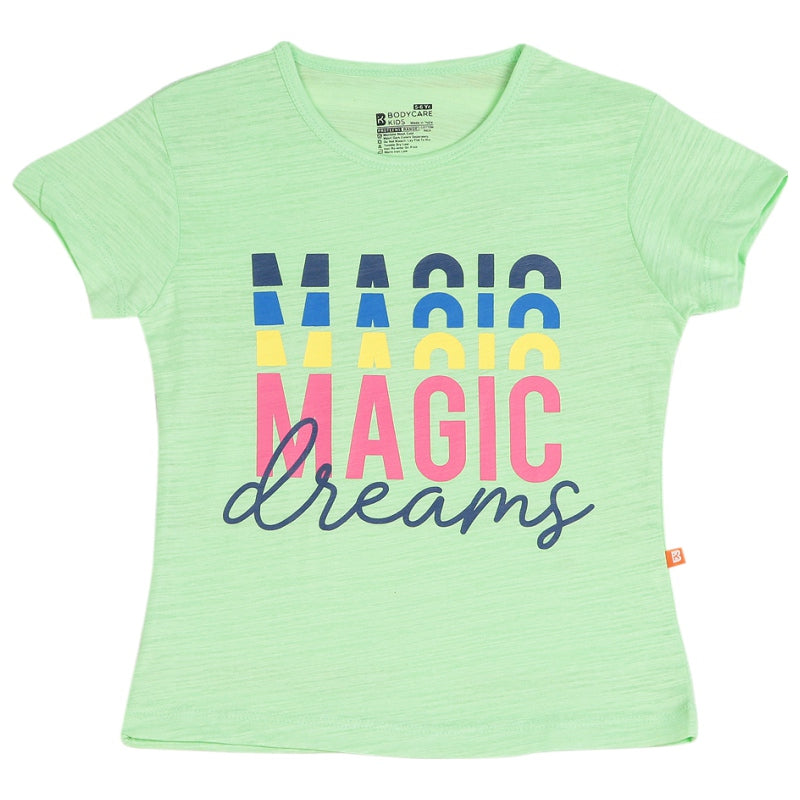 Bodycare Girls Round Neck Half Sleeves Tshirt