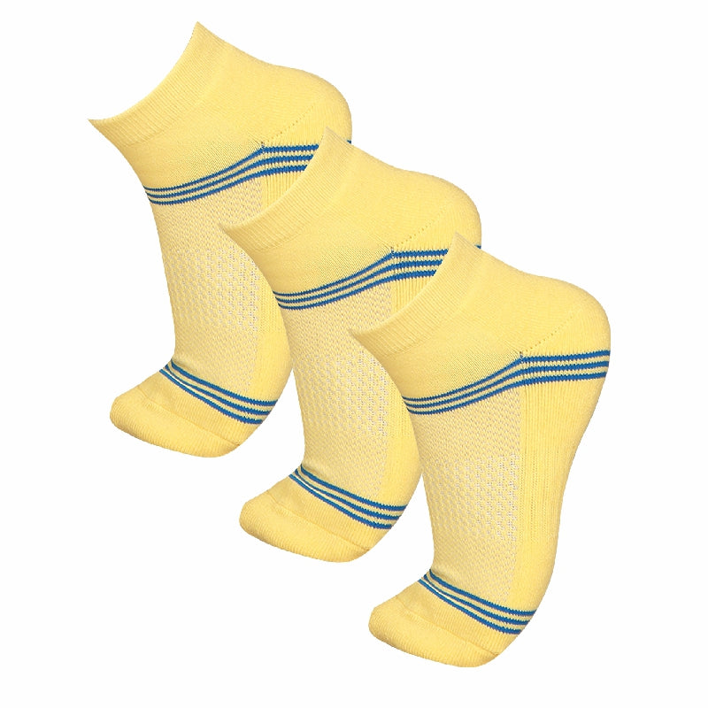 Bodycare Womens Solid Ankle Length Socks Pack Of 3