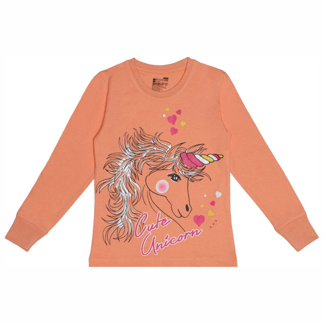Girls T-Shirt Round Neck Full Sleeves - Bodycare