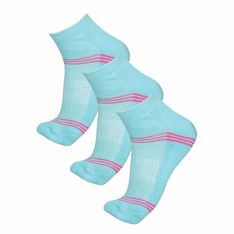 Bodycare Womens Solid Ankle Length Socks Pack Of 3