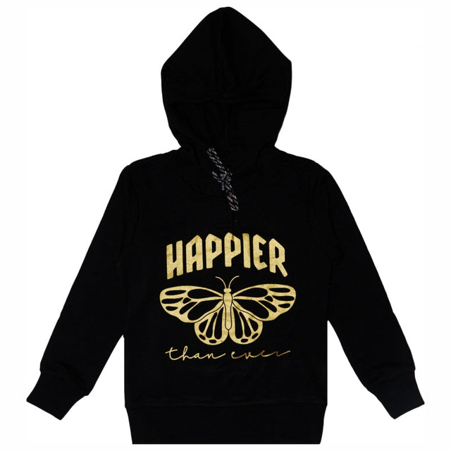 Girls Hooded Full Sleeve Sweatshirt with Round Neck Styling for Casual Wear and Comfortable Winter Use - Pack of 1