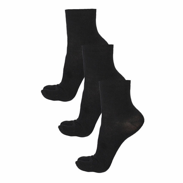 Women Cotton Spandex Socks Stretch Pack of 3 - Bodycare