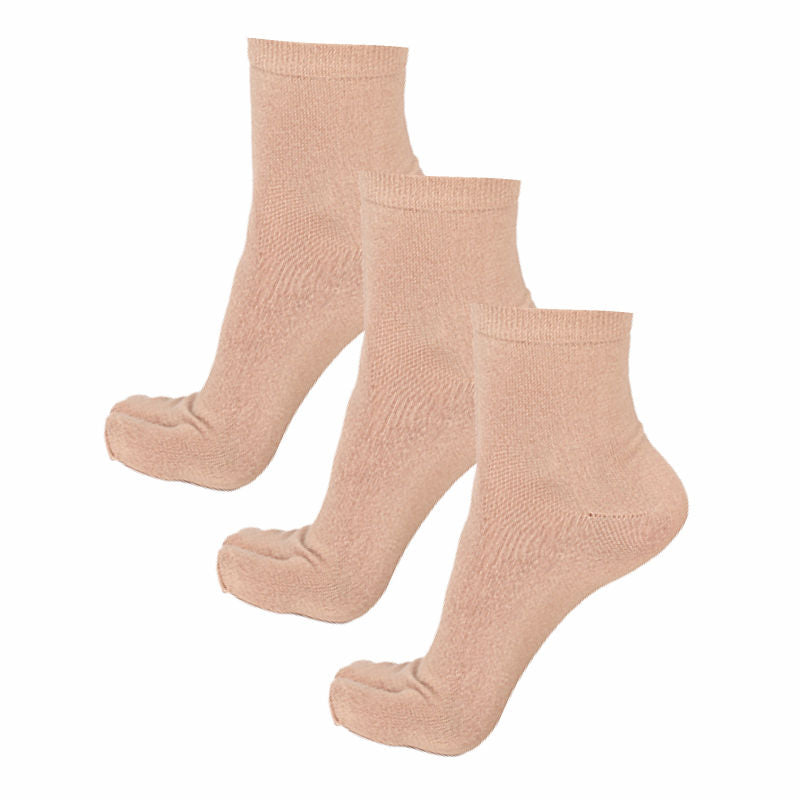 Bodycare Womens Solid Ankle Length Socks Pack Of 3