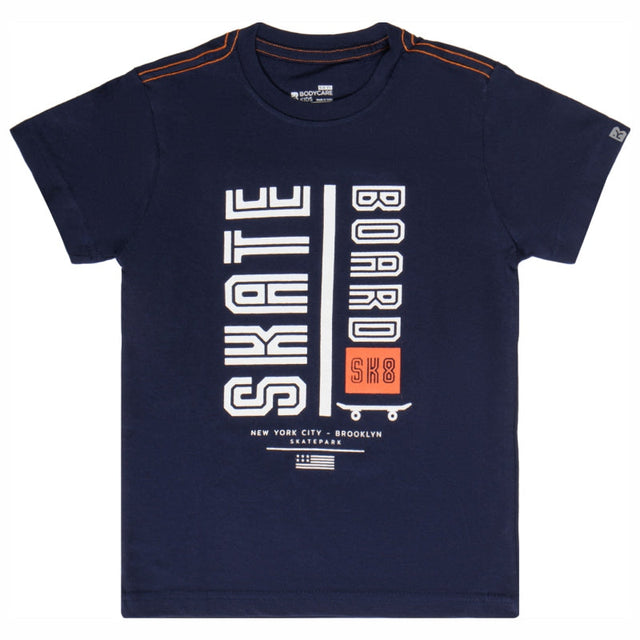 Boys T-Shirt Round Neck Half Sleeves - Bodycare