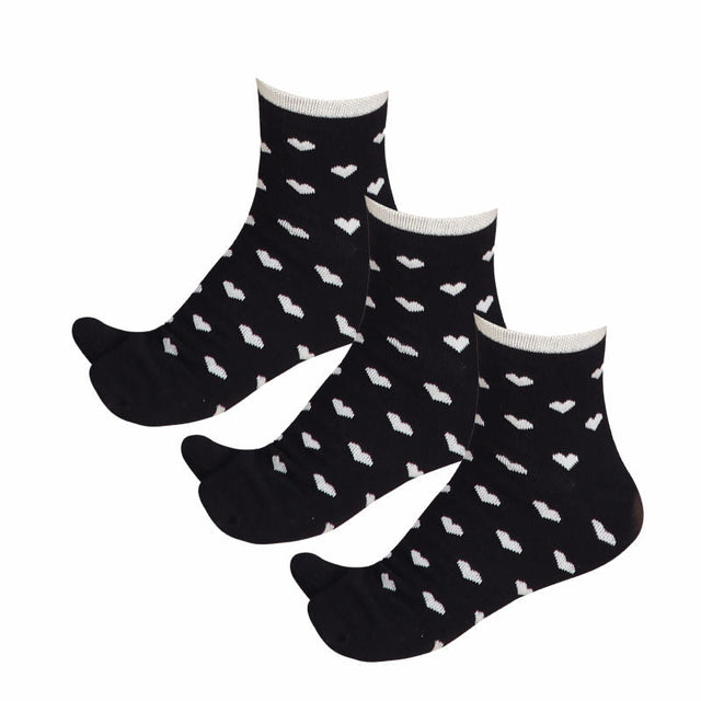 Women Cotton Spandex Socks Stretch Pack of 3 - Bodycare