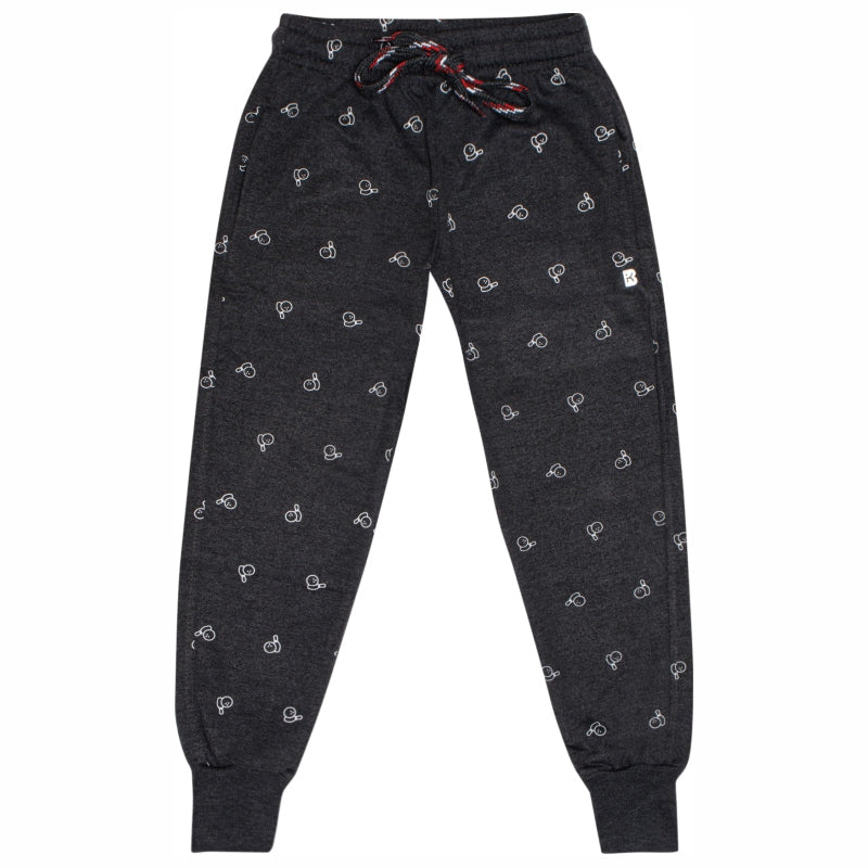 Boys Printed Track Pant for Casual Wear, Lounge Comfort, Easy Movement and Everyday Dressing - Pack of 1