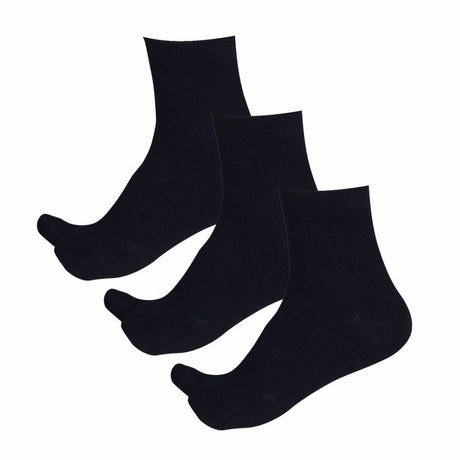 Bodycare Womens Solid Ankle Length Socks Pack Of 3