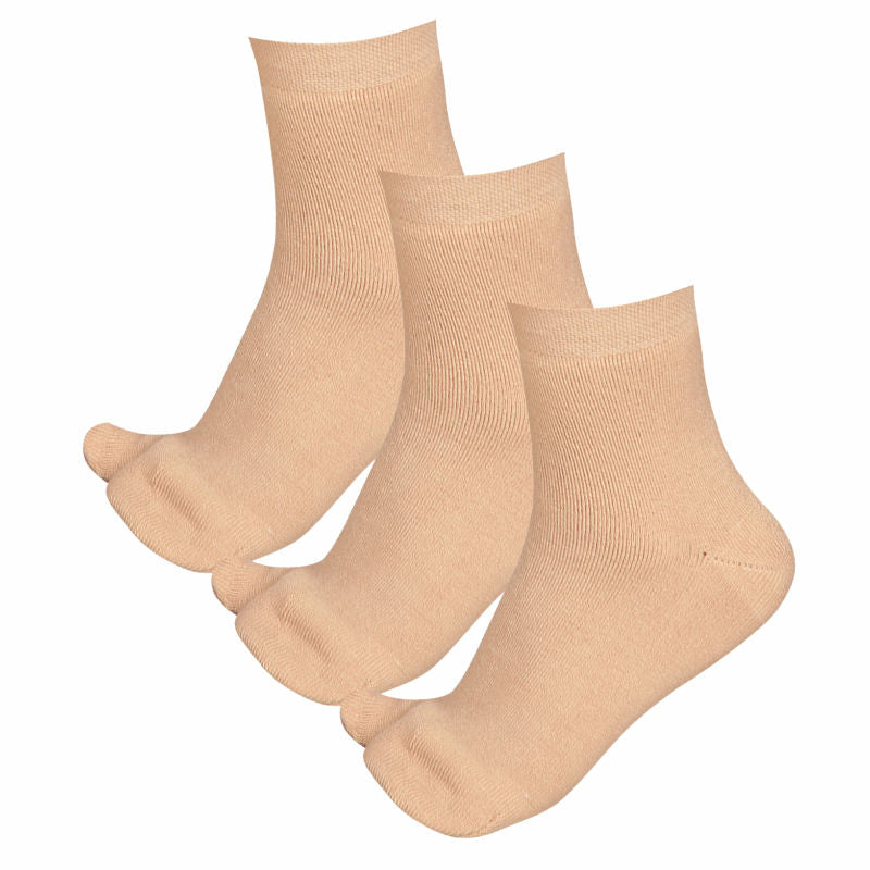 Bodycare Womens Solid Ankle Length Socks Pack Of 3