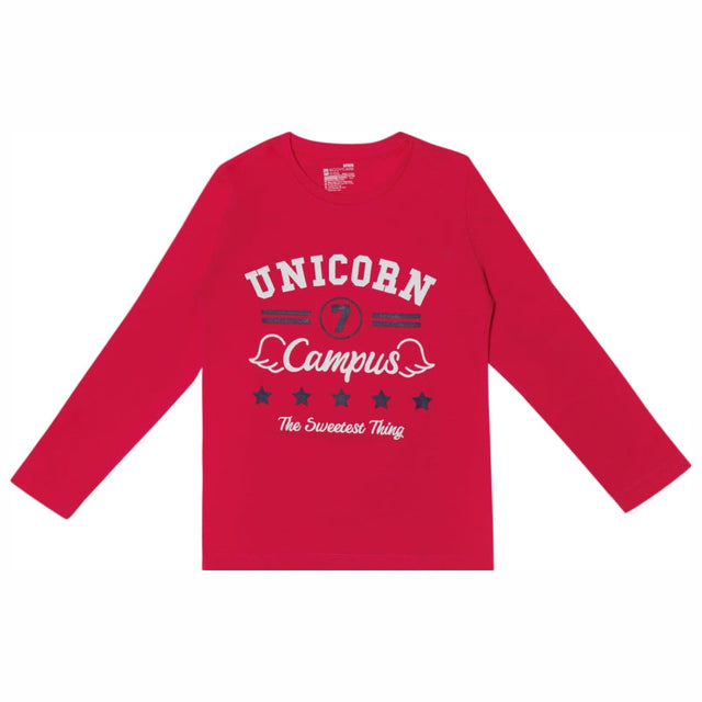 Girls T-Shirt Round Neck Full Sleeves - Bodycare