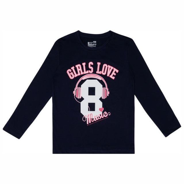 Girls T-Shirt Round Neck Full Sleeves - Bodycare