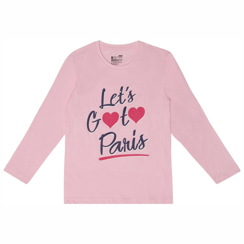 Bodycare Girls Round Neck Full Sleeves Printed Tshirt
