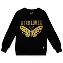 Girls Round Neck Full Sleeves Printed Sweatshirt with Comfortable Winter Casual Styling and Regular Use Appeal