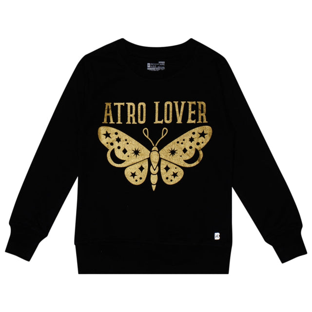 Girls Round Neck Full Sleeves Printed Sweatshirt with Comfortable Winter Casual Styling and Regular Use Appeal