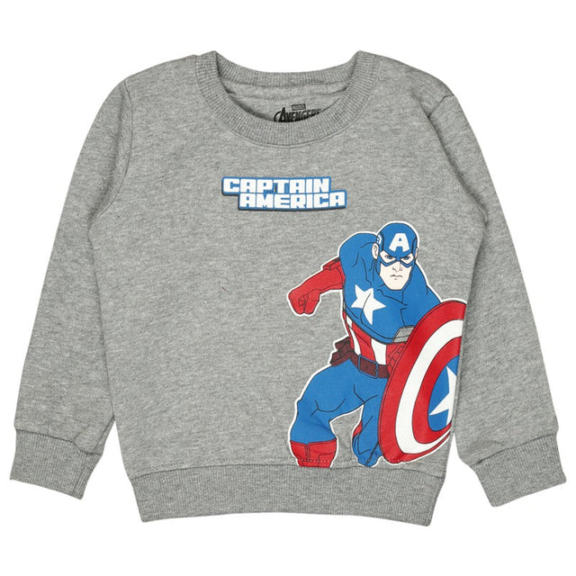 Baby Boys Avengers Sweatshirt Round Neck Full Sleeves - Bodycare