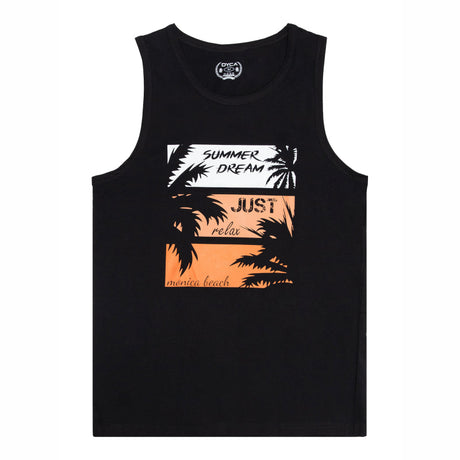 Men T-Shirt Round Neck Sleeveless