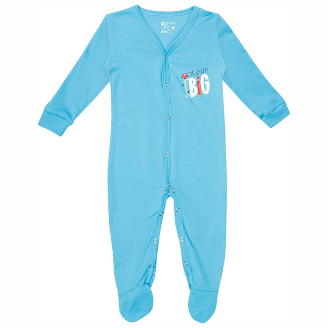 Unisex Baby Romper Front Open Full Sleeves - Bodycare