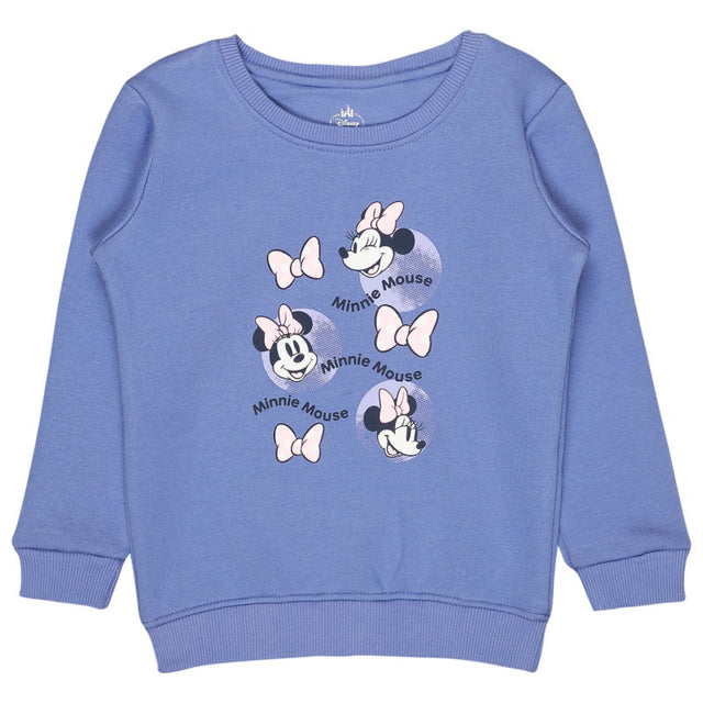 Baby Girls Minnie & Friends Sweatshirt Round Neck Full Sleeves - Bodycare