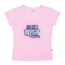 Girls 100% Cotton Round Neck Half Sleeves T-Shirt for Casual Outfits, Easy Movement and Everyday Comfort