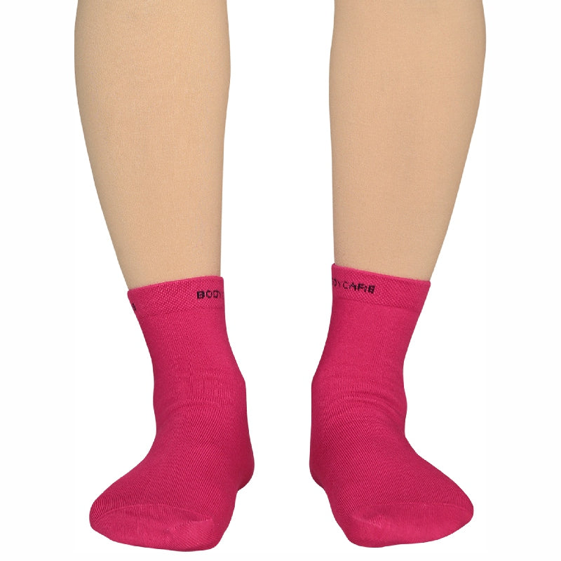 Bodycare Womens Mid Calf Solid Socks Pack Of 3