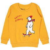 Baby Boys Round Neck Full Sleeve Sweatshirt for Regular Casual Wear, Comfortable Styling and Wardrobe Use