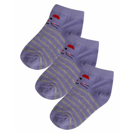 Bodycare Girls Printed Socks Pack Of 3