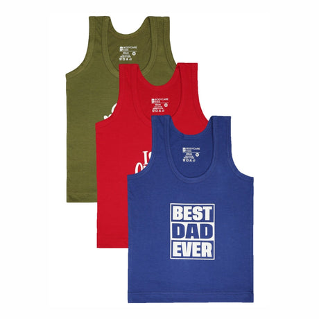 Baby 100% Cotton Vest Round Neck Sleeveless Pack of 3 - Bodycare