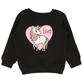Baby Girls Sweatshirt Round Neck Full Sleeves - Bodycare