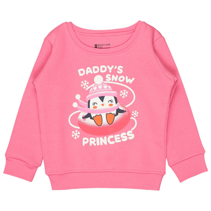 Baby Girls Sweatshirt Round Neck Full Sleeves - Bodycare
