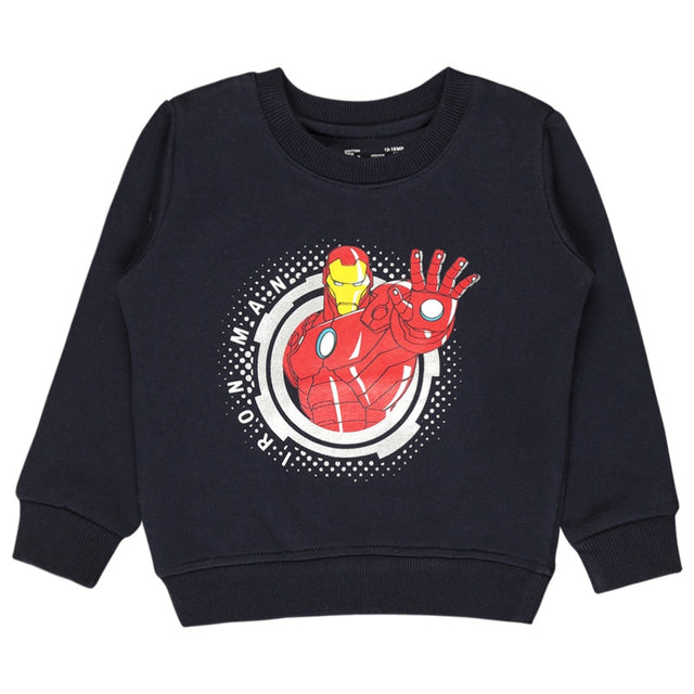 Baby Boys Avengers Sweatshirt Round Neck Full Sleeves - Bodycare