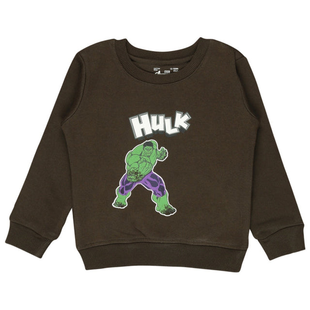 Baby Boys Avengers Sweatshirt Round Neck Full Sleeves - Bodycare