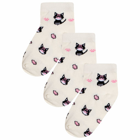 Bodycare Girls Printed Socks Pack Of 3